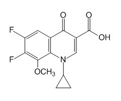 1-Cyclopropyl-6,7-difluoro-8-methoxy-4-oxo-1,4-dihydroquinoline-3-carboxylic acid