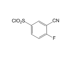 3-Cyano-4-fluorobenzenesulfonyl chloride