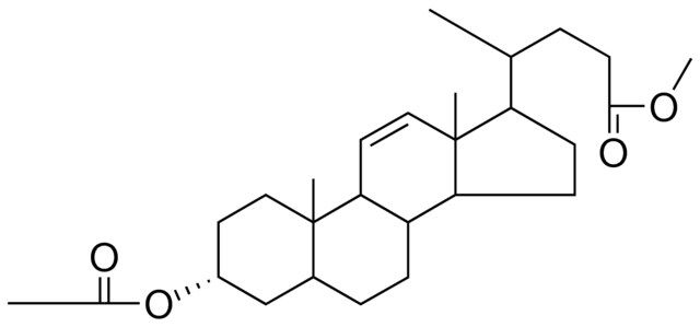 METHYL 3-ALPHA-ACETOXY-5-BETA-CHOL-11-EN-24-OATE