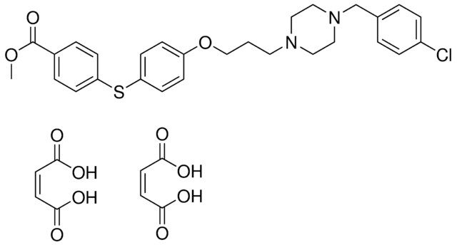 METHYL 4-[(4-[3-[4-(4-CHLOROBENZYL)-1-PIPERAZINYL]PROPOXY]PHENYL)SULFANYL]BENZOATE, DIMALEATE SALT