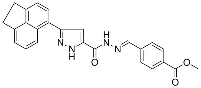 METHYL 4-[(E)-({[3-(1,2-DIHYDRO-5-ACENAPHTHYLENYL)-1H-PYRAZOL-5-YL]CARBONYL}HYDRAZONO)METHYL]BENZOATE