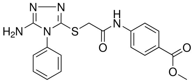 METHYL 4-((((5-AMINO-4-PHENYL-4H-1,2,4-TRIAZOL-3-YL)THIO)ACETYL)AMINO)BENZOATE