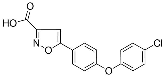 5-[4-(4-CHLOROPHENOXY)PHENYL]-3-ISOXAZOLECARBOXYLIC ACID