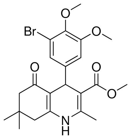 METHYL 4-(3-BROMO-4,5-DIMETHOXYPHENYL)-2,7,7-TRIMETHYL-5-OXO-1,4,5,6,7,8-HEXAHYDRO-3-QUINOLINECARBOXYLATE