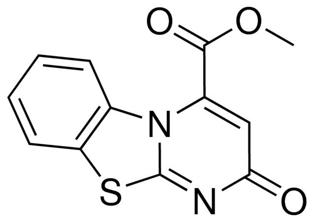 METHYL 2-OXO-2H-PYRIMIDO(2,1-B)(1,3)BENZOTHIAZOLE-4-CARBOXYLATE