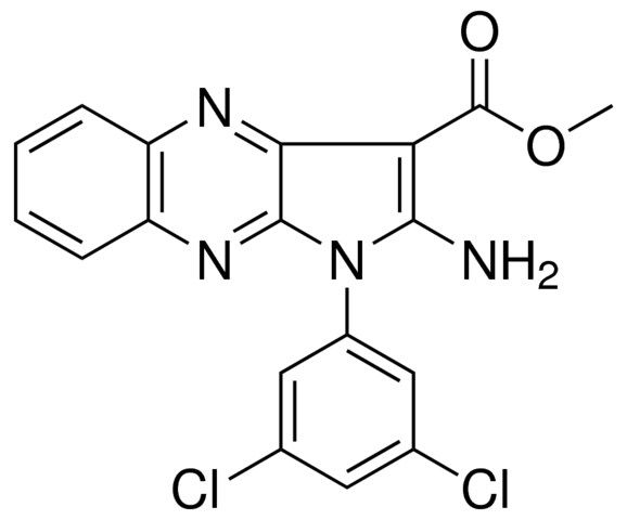 METHYL 2-AMINO-1-(3,5-DICHLOROPHENYL)-1H-PYRROLO(2,3-B)QUINOXALINE-3-CARBOXYLATE