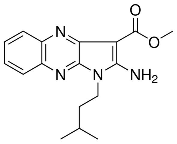 METHYL 2-AMINO-1-ISOPENTYL-1H-PYRROLO(2,3-B)QUINOXALINE-3-CARBOXYLATE