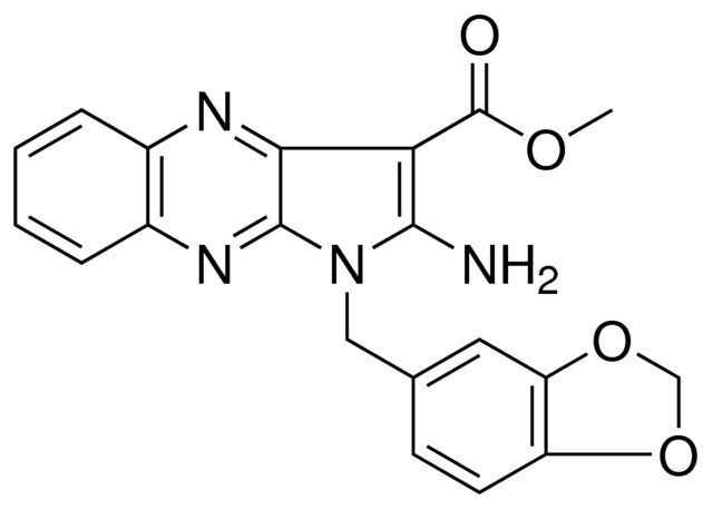 METHYL 2-AMINO-1-(1,3-BENZODIOXOL-5-YLMETHYL)-1H-PYRROLO[2,3-B]QUINOXALINE-3-CARBOXYLATE