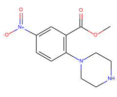 5-Nitro-2-piperazin-1-yl-benzoic acid methyl ester