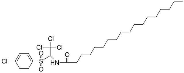 OCTADECANOIC ACID (2,2,2-TRICHLORO-1-(4-CHLORO-BENZENESULFONYL)-ETHYL)-AMIDE