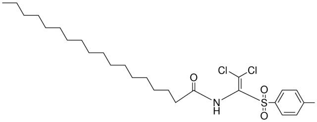 OCTADECANOIC ACID (2,2-DICHLORO-1-(TOLUENE-4-SULFONYL)-VINYL)-AMIDE