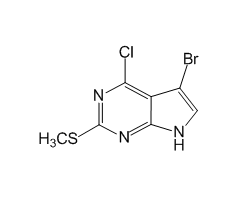 5-Bromo-4-chloro-2-(methylthio)-7H-pyrrolo[2,3-D]pyrimidine