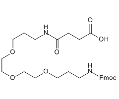 Fmoc-1-amino-4,7,10-trioxa-13-tridecanamine succinimic acid