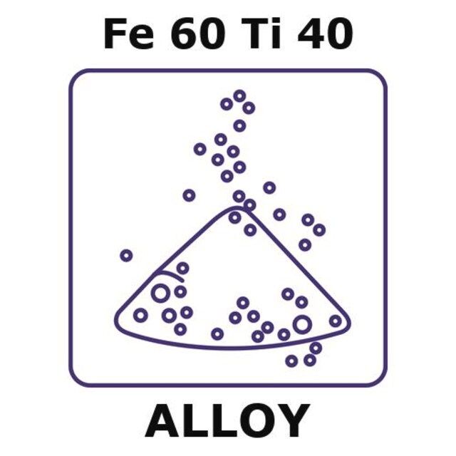 Iron-Titanium alloy, Fe60Ti40