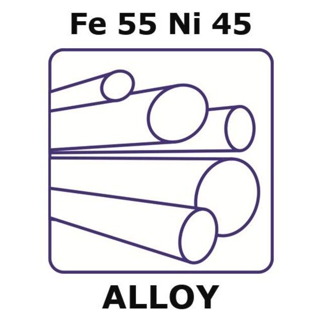 Iron-Nickel alloy, Fe55Ni45