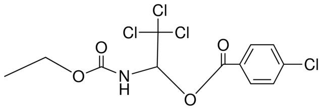 ETHYL N-(1-(4-CHLOROBENZOYLOXY)-2,2,2-TRICHLOROETHYL)CARBAMATE