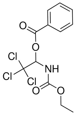 ETHYL N-(1-(BENZOYLOXY)-2,2,2-TRICHLOROETHYL)CARBAMATE