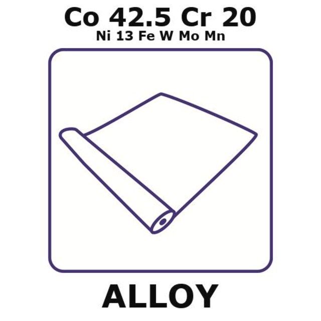 Havar<sup>®</sup>-high-strength non-magnetic alloy, Co42.5Cr20Ni13FeWMoMn