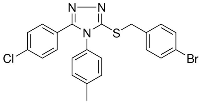 4-BROMOBENZYL 5-(4-CL-PHENYL)-4-(4-METHYLPHENYL)-4H-1,2,4-TRIAZOL-3-YL SULFIDE