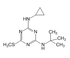 2-(tert-Butylamino)-4-(cyclopropylamino)-6-(methylthio)-s-triazine