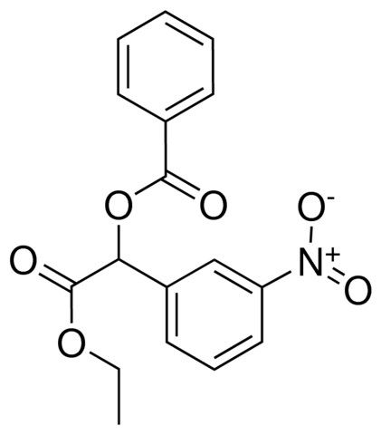 ETHYL 2-(3-NITROPHENYL)-2-BENZOYLOXYACETATE