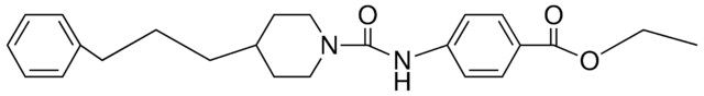 ETHYL 4-(4-(3-PHENYLPROPYL)PIPERIDINOCARBOXAMIDO)BENZOATE