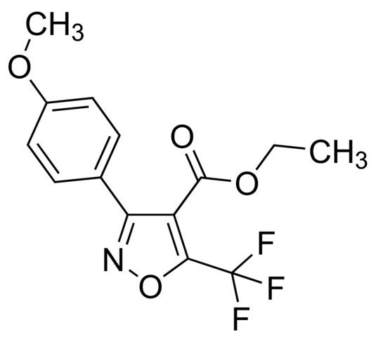 Ethyl 5-(trifluoromethyl)-3-(4-methoxyphenyl)isoxazole-4-carboxylate