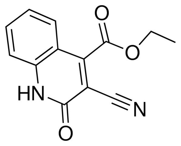 ethyl 3-cyano-2-oxo-1,2-dihydro-4-quinolinecarboxylate