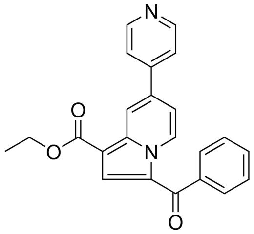 ETHYL 3-BENZOYL-7-(4-PYRIDINYL)-1-INDOLIZINECARBOXYLATE