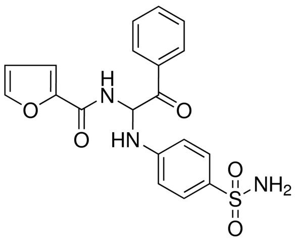 FURAN-2-CARBOXYLIC ACID (2-OXO-2-PHENYL-1-(4-SULFAMOYL-PHENYLAMINO)-ETHYL)-AMIDE