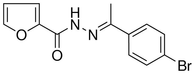 FURAN-2-CARBOXYLIC ACID (1-(4-BROMO-PHENYL)-ETHYLIDENE)-HYDRAZIDE