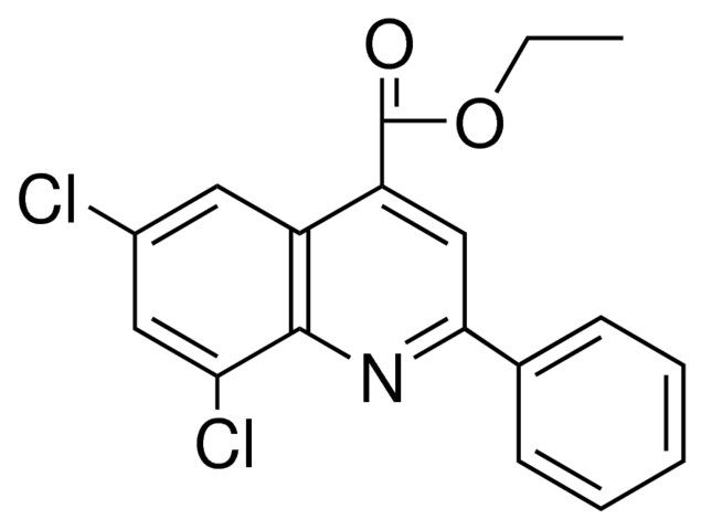 ETHYL 6,8-DICHLORO-2-PHENYL-4-QUINOLINECARBOXYLATE