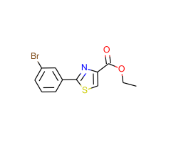 ethyl 2-(3-bromophenyl)thiazole-4-carboxylate