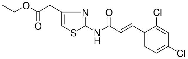 ETHYL (2-((3-(2,4-DICHLOROPHENYL)ACRYLOYL)AMINO)-1,3-THIAZOL-4-YL)ACETATE