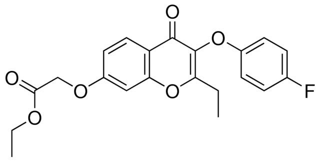 ETHYL ((2-ETHYL-3-(4-FLUOROPHENOXY)-4-OXO-4H-CHROMEN-7-YL)OXY)ACETATE