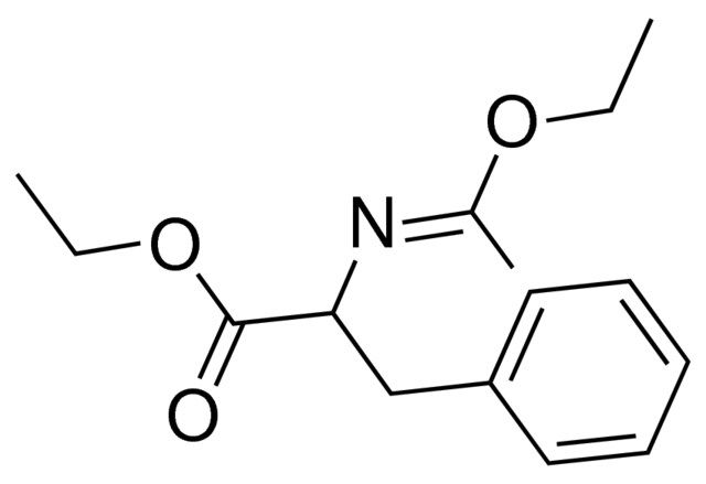 ETHYL 2-[[(E)-1-ETHOXYETHYLIDENE]AMINO]-3-PHENYLPROPANOATE