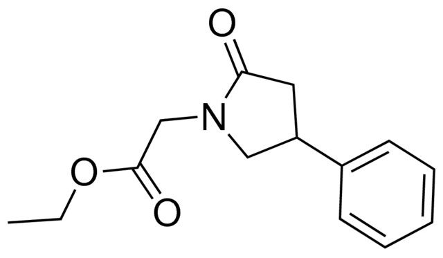 ethyl (2-oxo-4-phenyl-1-pyrrolidinyl)acetate