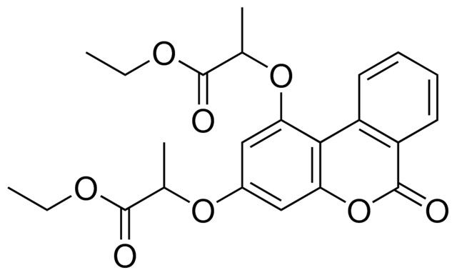 ETHYL 2-{[1-(2-ETHOXY-1-METHYL-2-OXOETHOXY)-6-OXO-6H-BENZO[C]CHROMEN-3-YL]OXY}PROPANOATE