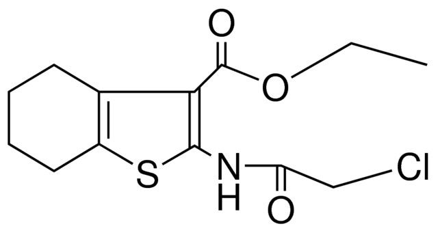 ETHYL 2-(2-CHLOROACETAMIDO)-4,5,6,7-TETRAHYDROBENZO(B)THIOPHENE-3-CARBOXYLATE