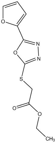 Ethyl 2-{[5-(furan-2-yl)-1,3,4-oxadiazol-2-yl]sulfanyl}acetate