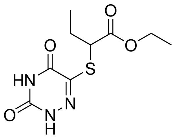 ETHYL 2-((3,5-DIOXO-2,3,4,5-TETRAHYDRO-1,2,4-TRIAZIN-6-YL)THIO)BUTANOATE