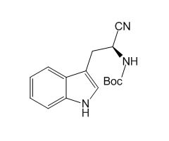 Boc-(S)-2-amino-3-(3-indolyl)propionitrile