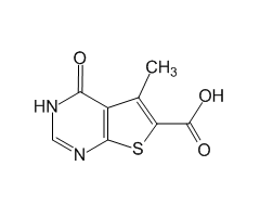 5-Methyl-4-oxo-3,4-dihydro-thieno[2,3-d]pyrimidine-6-carboxylic acid