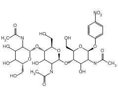 (4-Nitrophenyl)-N,N',N'' -triacetyl--D-chitotrioside