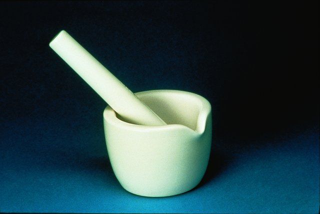 Coors<sup>TM</sup> porcelain mortar