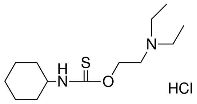 CYCLOHEXYL-THIOCARBAMIC ACID O-(2-DIETHYLAMINO-ET) ESTER, HYDROCHLORIDE