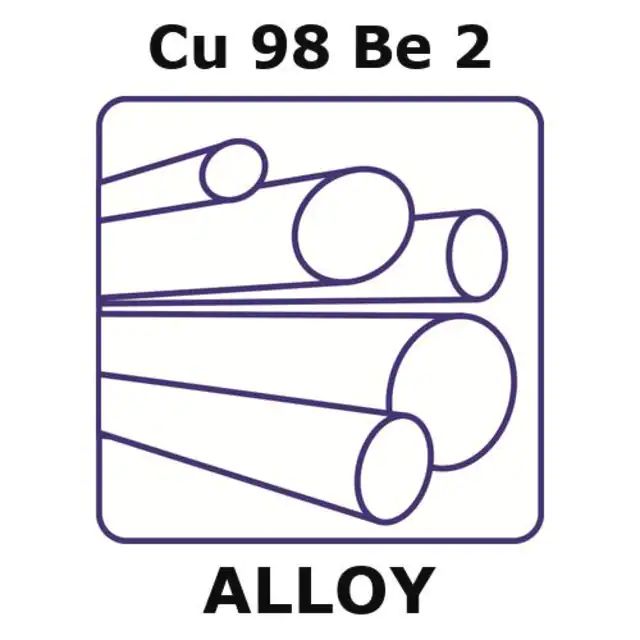 Copper-beryllium alloy, Cu98Be2