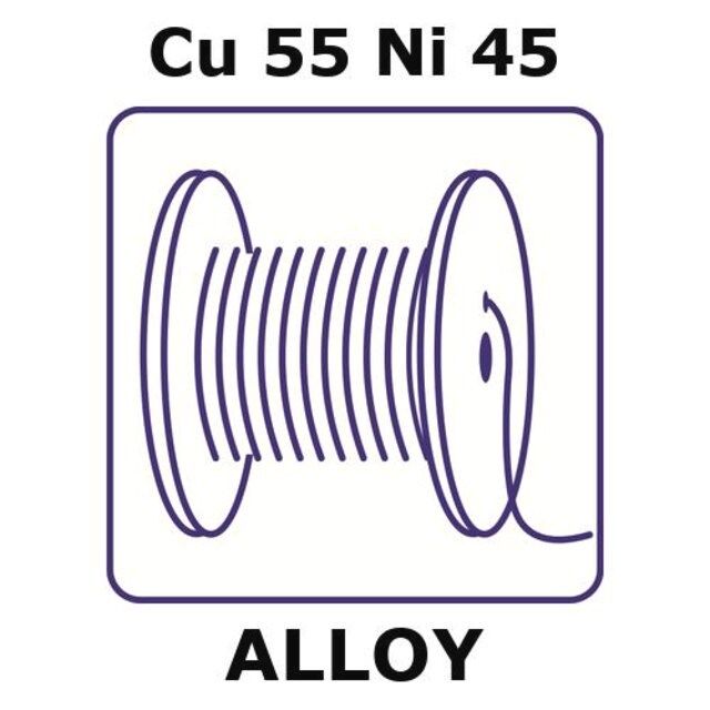 Constantan-resistance alloy, Cu55Ni45