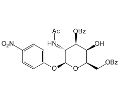 4-Nitrophenyl-2-acetamido-2-deoxy-3,6-di-O-benzoyl--D-galactopyranoside