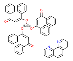 Tris(dibenzoyl methane)mono(phenan throline)europium (III)